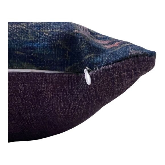 2 Terry Redlin Evening, Morning Solitude Camping Scene Throw Pillows 17"X17" - Picture 6 of 9